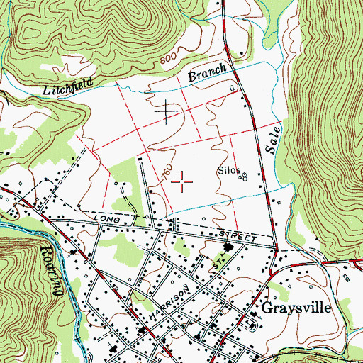 Topographic Map of Cranmore Cove, TN