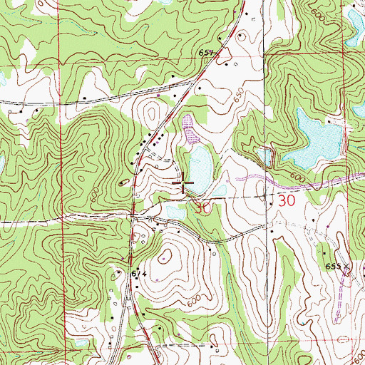 Topographic Map of Murphy Dam, AL
