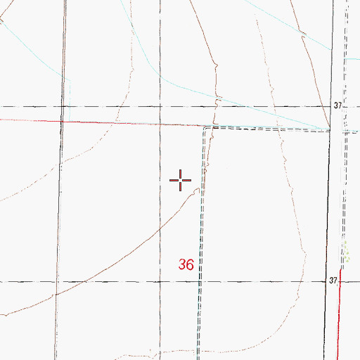 Topographic Map of Upper Bouse Wash, AZ