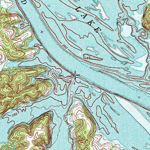 Topographic Map of Pryor Creek, KY