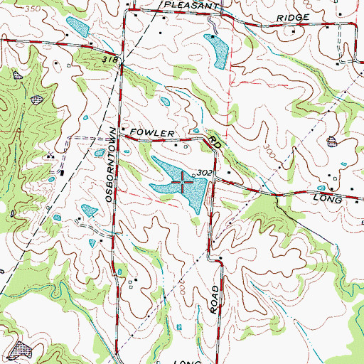 Topographic Map of Doctor H E Atherton Lake, TN