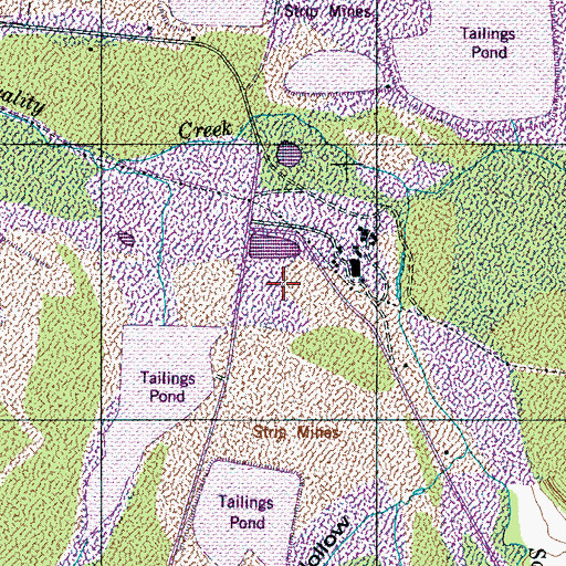 Topographic Map of Stauffer Chemical Tailings Pond Number Seventeen, TN