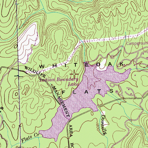 Topographic Map of Citico, TN