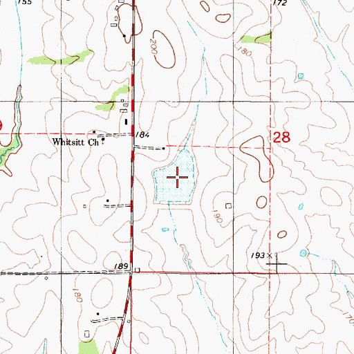 Topographic Map of William Dale Lake, AL