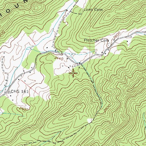 Topographic Map of Wagner Prospect, TN