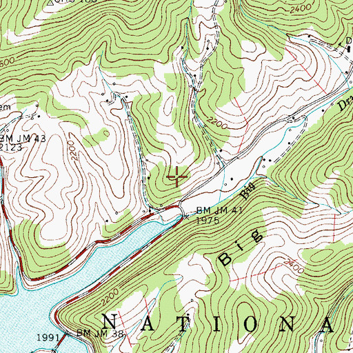 Topographic Map of Wagner Prospect, TN