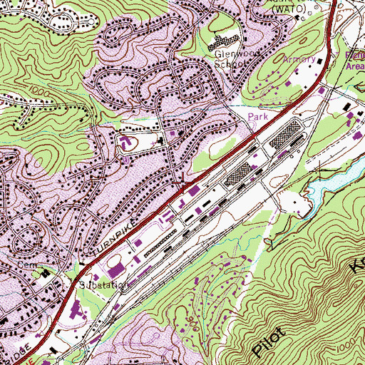 Topographic Map of Elza Church (historical), TN