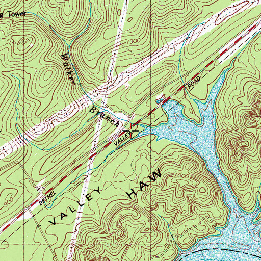 Topographic Map of Leedom (historical), TN