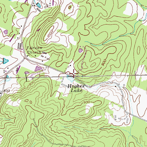Topographic Map of Earnest (historical), TN