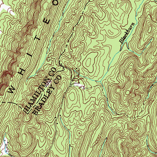 Topographic Map of Imperial Group Subdivision, TN