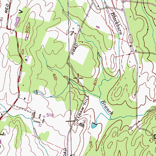 Topographic Map of Maple Grove Church (historical), TN