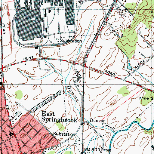 Topographic Map of Eggers Addition, TN