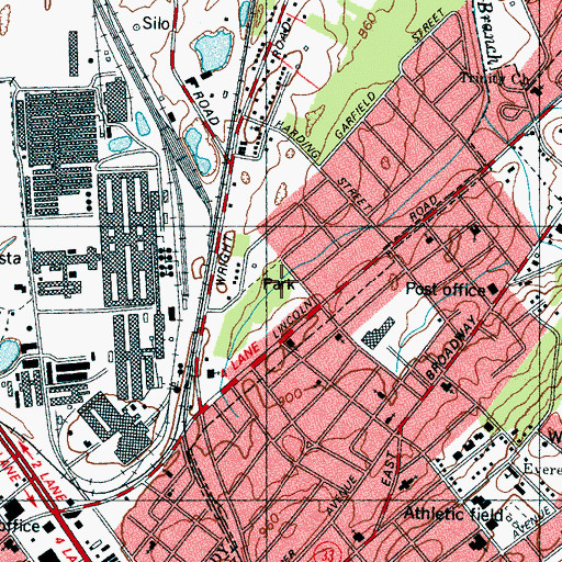 Topographic Map of Rock Garden Park, TN