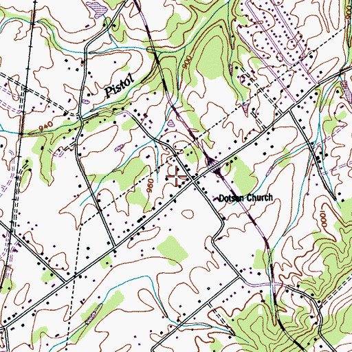 Topographic Map of Blount Occupational Education Center, TN