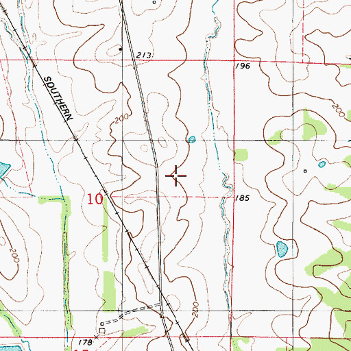 Topographic Map of Morrison Brothers Dam, AL