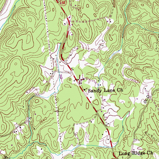 Topographic Map of Payne School (historical), TN