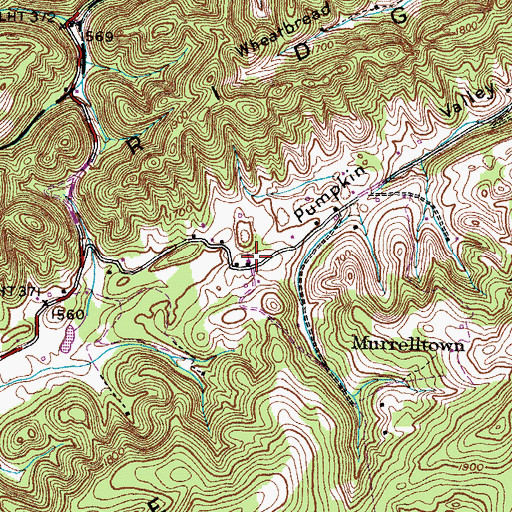 Topographic Map of Bond School (historical), TN