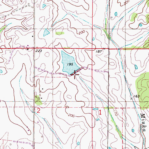 Topographic Map of C E Boyd Dam, AL