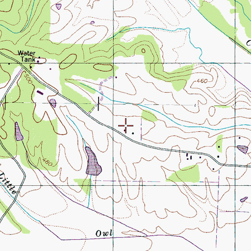 Topographic Map of Moore School (historical), TN