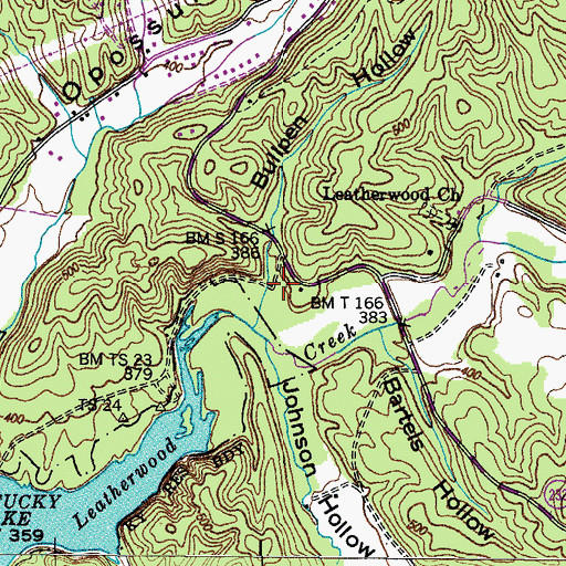 Topographic Map of Clark Furnace (historical), TN