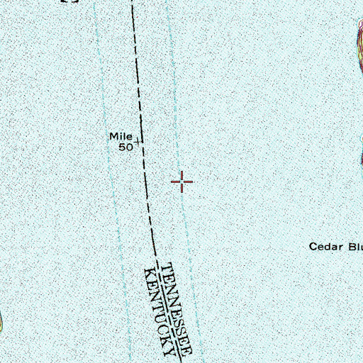 Topographic Map of Clyde Landing (historical), TN