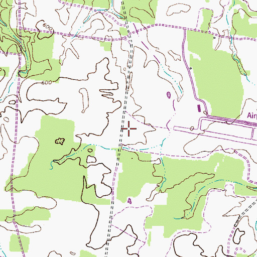 Topographic Map of Meadow School (historical), TN
