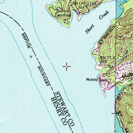 Topographic Map of Mobley hollow (historical), TN