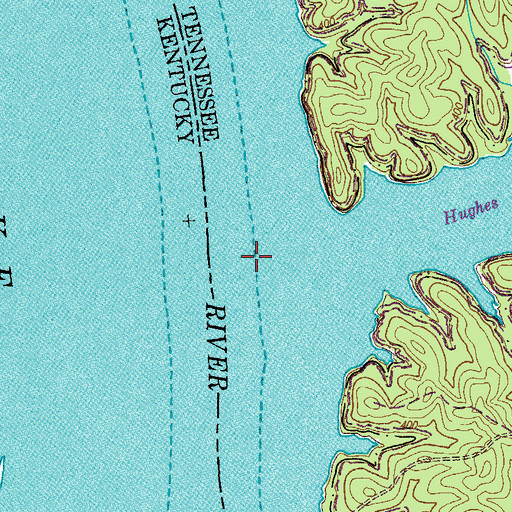 Topographic Map of Saint Johns Landing (historical), TN