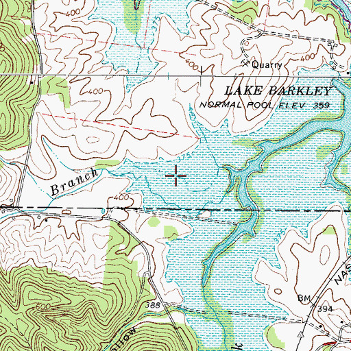 Topographic Map of Schmidt Hollow, TN