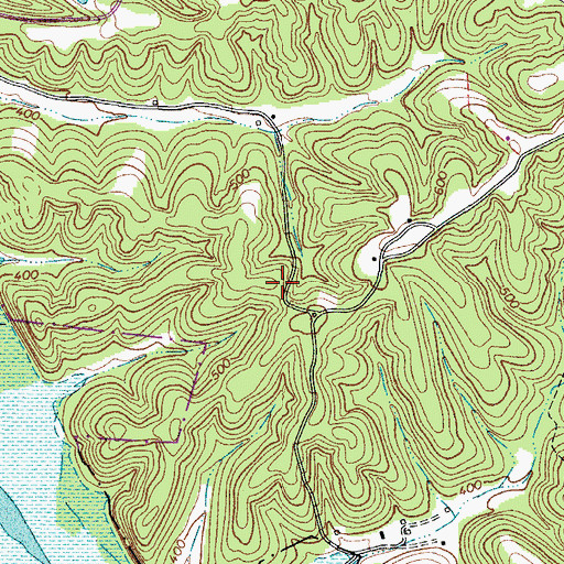 Topographic Map of Varner School (historical), TN