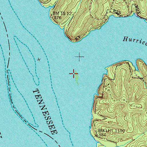 Topographic Map of Grafried Cemetery (historical), TN