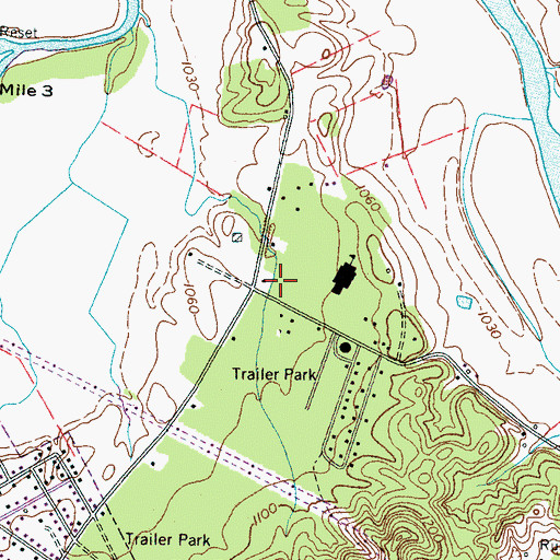 Topographic Map of Northwest Elementary School, TN