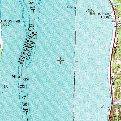 Topographic Map of Dutch Bottoms, TN