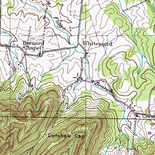 Topographic Map of McKinley School (historical), TN