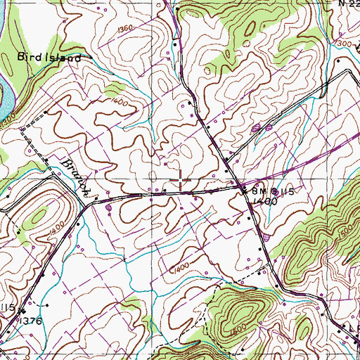 Topographic Map of Jones School (historical), TN