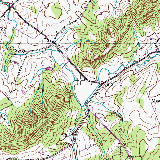Topographic Map of Sunnydale School (historical), TN