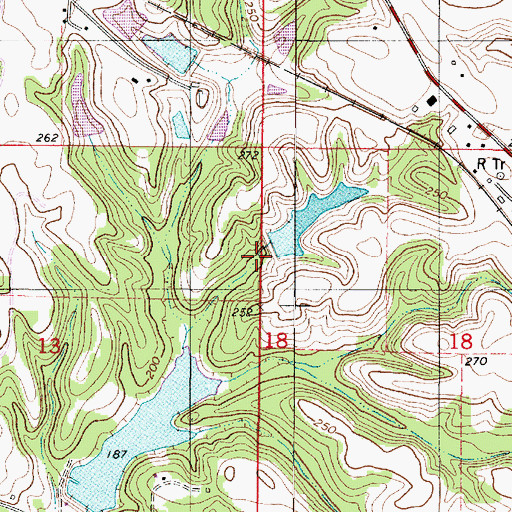 Topographic Map of John Jay Dam, AL