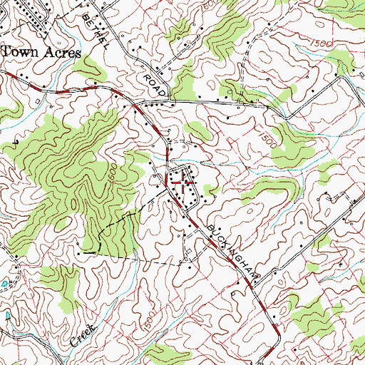 Topographic Map of Summey Subdivision, TN