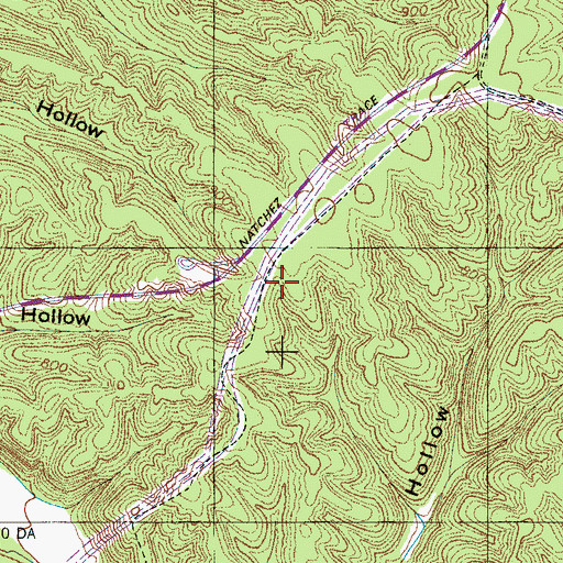 Topographic Map of Low Gap Branch Prospect Number Two, TN