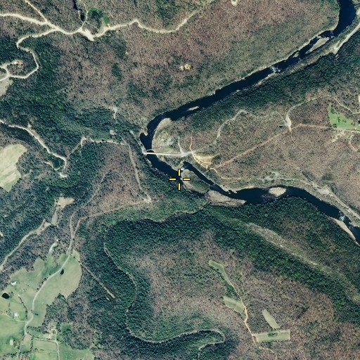 Aerial/Satellite Image of Nemo Rapids, TN