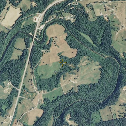 Aerial/Satellite Image of Backbone Ford, TN