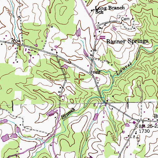 Topographic Map of Keese (historical), TN