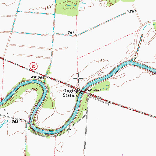 Topographic Map of Holiness Church (historical), TN