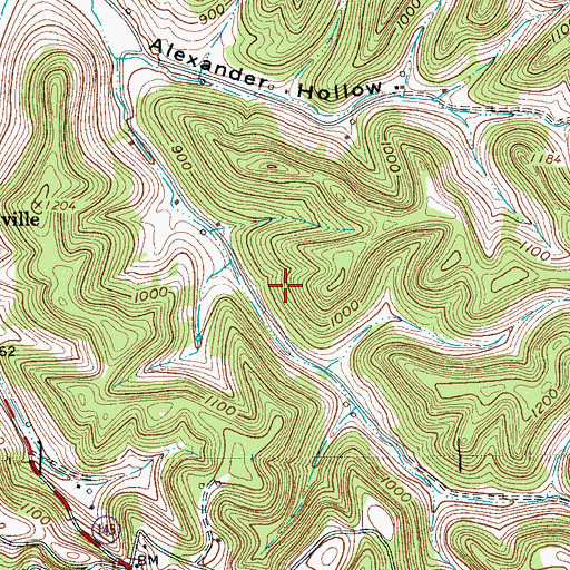 Topographic Map of Jones School (historical), TN