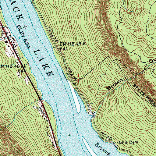 Topographic Map of McNabb Mines, TN