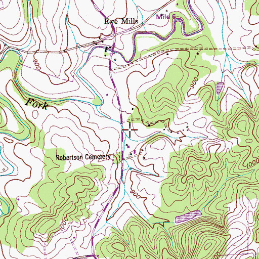 Topographic Map of Tulagalla School (historical), TN