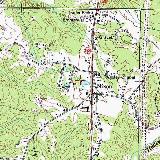 Topographic Map of District 6 (historical), TN