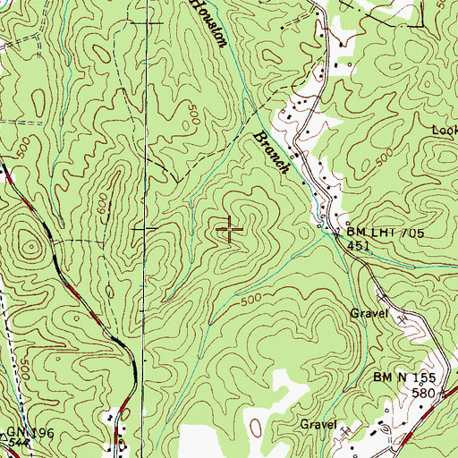 Topographic Map of District 9 (historical), TN