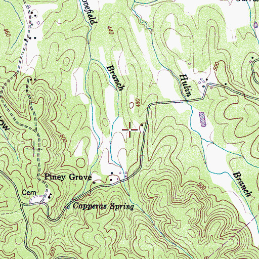 Topographic Map of District 14 (historical), TN