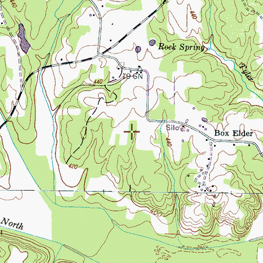 Topographic Map of District 16 (historical), TN